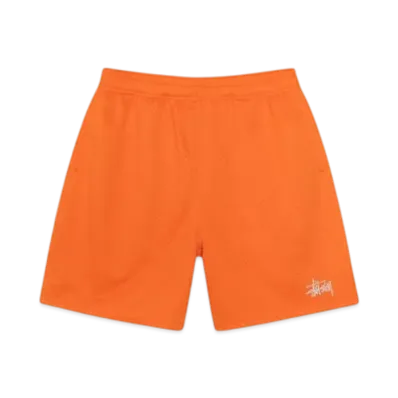 Stussy Basic Mesh Short "Orange"