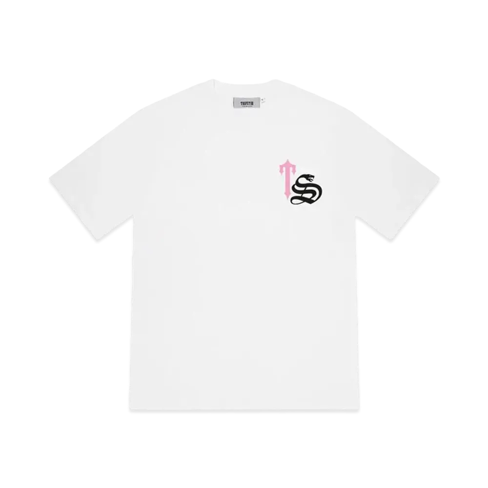 TRAPSTAR TS Script Print Shorts Set "White/Grey"