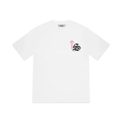 TRAPSTAR TS Script Print Shorts Set "White/Grey"