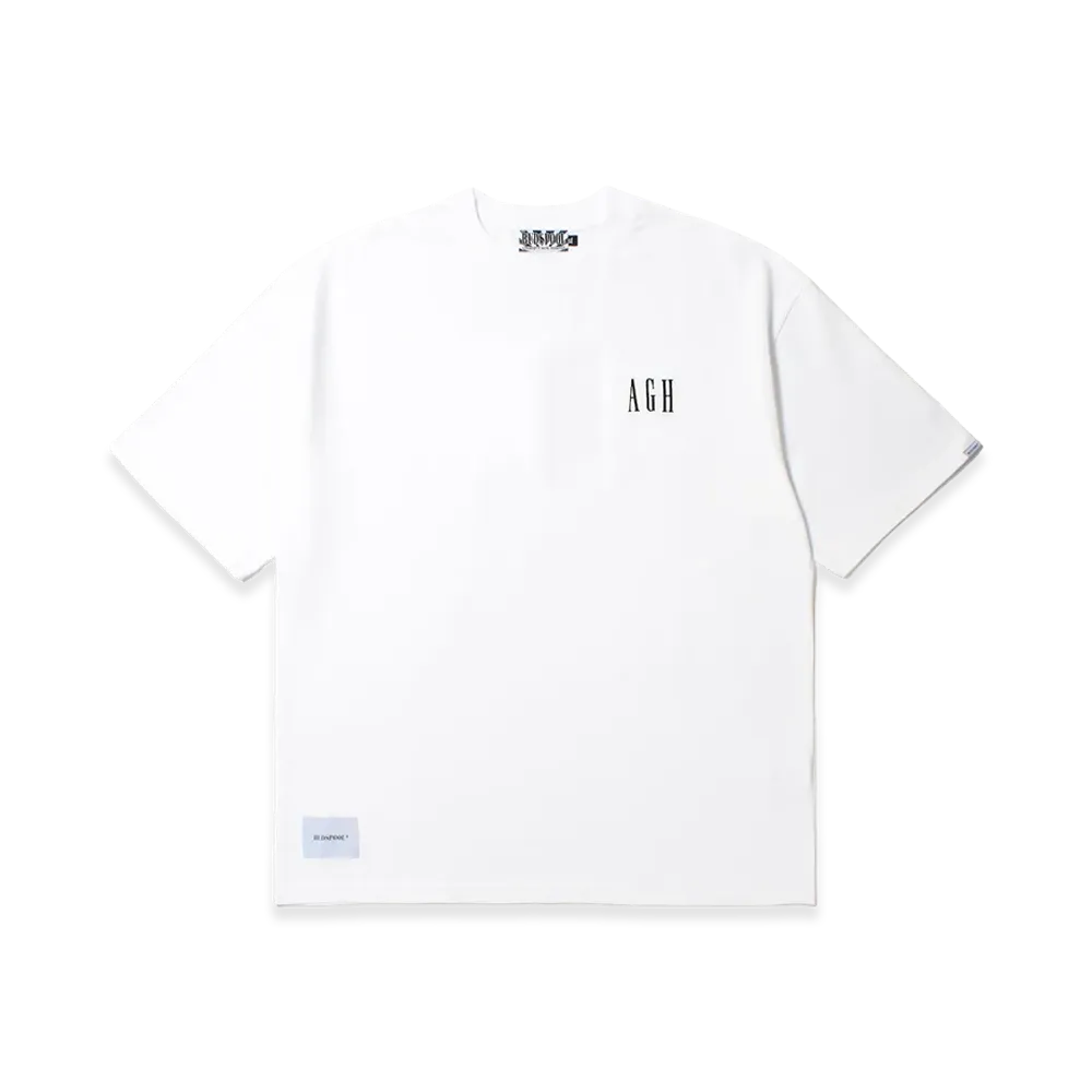 APHRODITEGANG Small AGH Logo Embroidery S/S Tee "White"