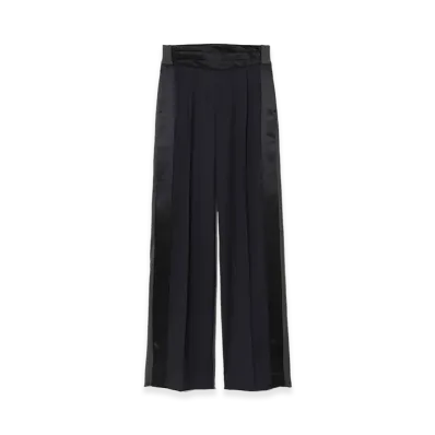 UNDERCOVER Wool Polyester Slacks "T.Charcoal"