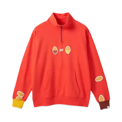 graniph x McDonald's Chicken Mcnuggets Fleece Half Zip Sweat "Red"