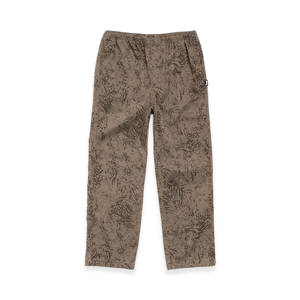 Stussy Beach Pant Cotton Twill "Fossil"
