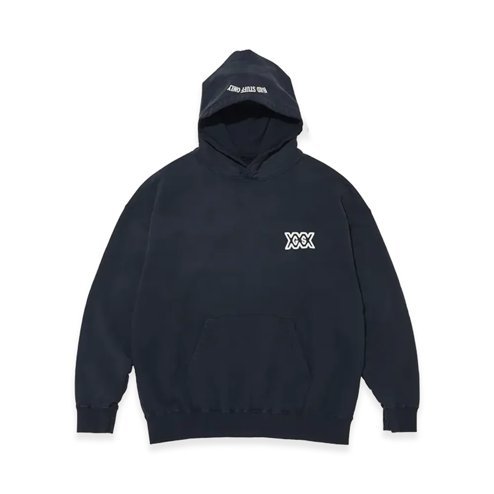GOD SELECTION XXX Another Round Hoodie GSX-S26-CS-01 "Faded Black"