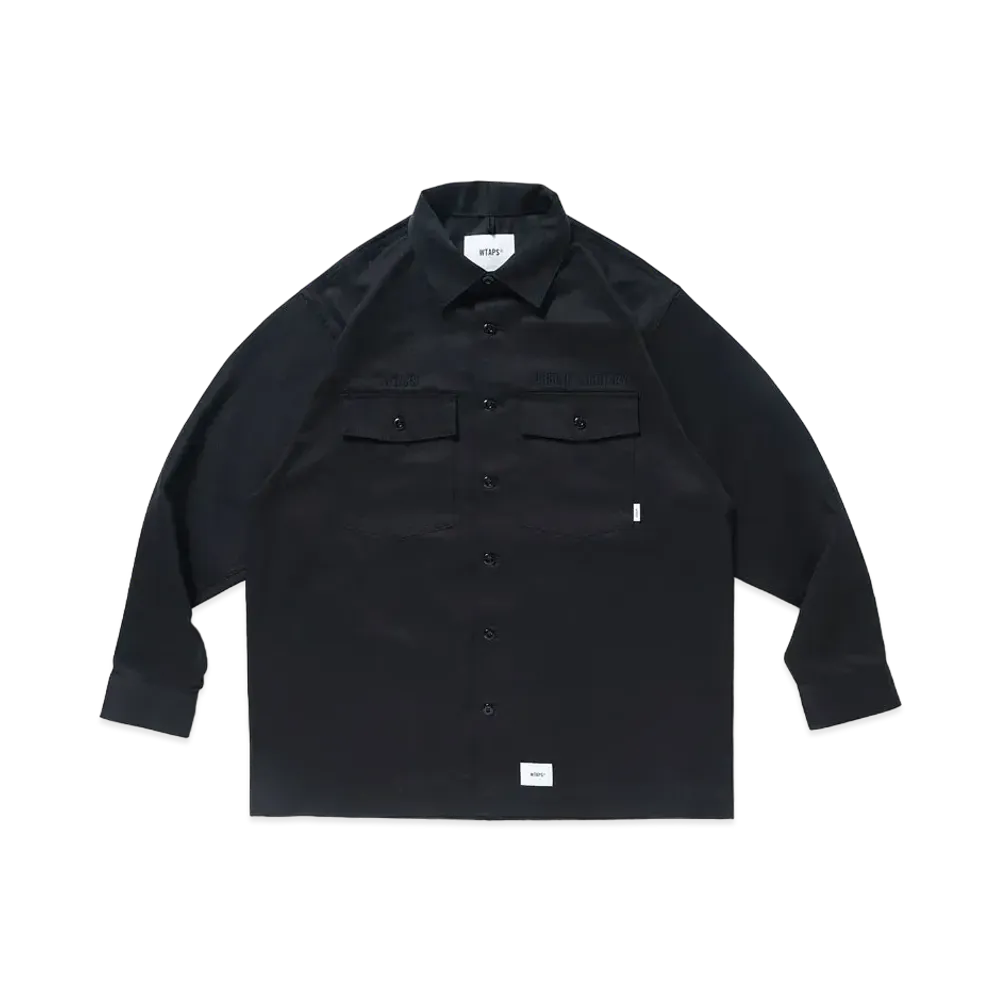 WTAPS Buds / LS / Cotton. Twill "Black"