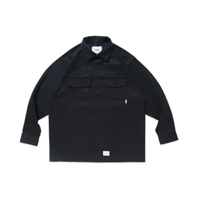 WTAPS Buds / LS / Cotton. Twill "Black"