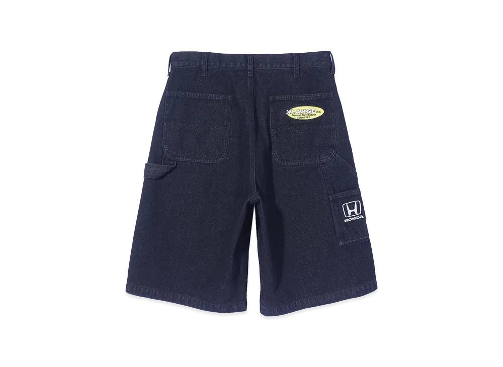 XLARGE x Honda Parts Suppliers Denim Short Pants "Black"