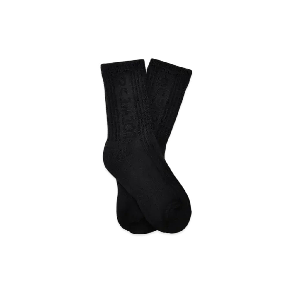LOEWE x On Socks in Cotton "Black"