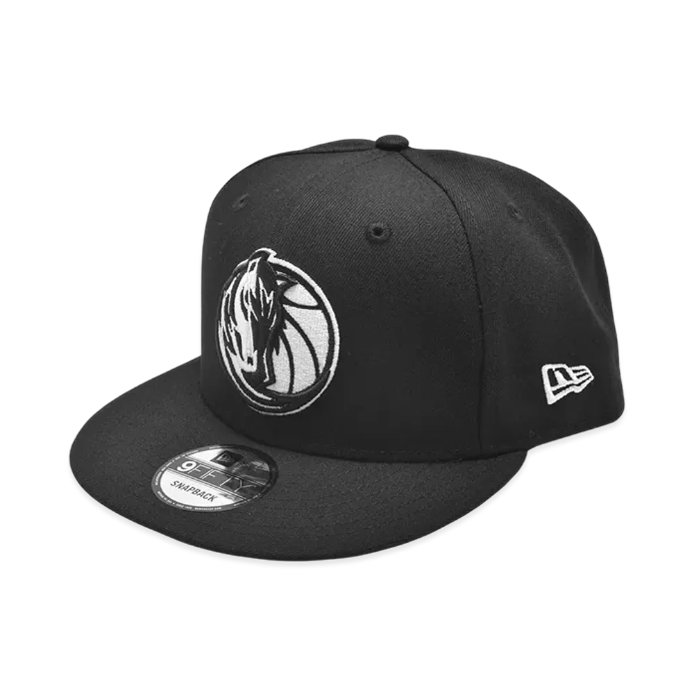 NEW ERA NBA 9Fifty Basic Cap Bk&Wh Dallas Mavericks "Black"