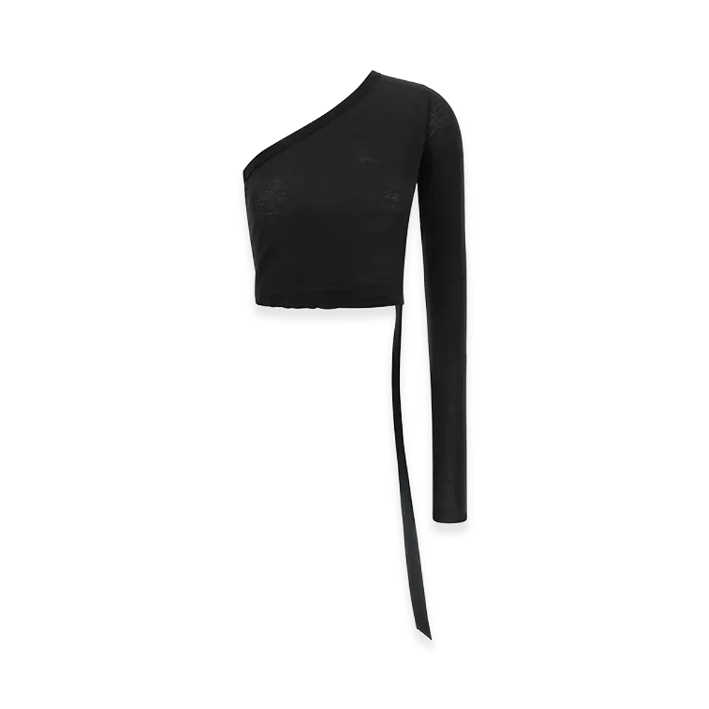 Rick Owens DRKSHDW Women's Ziggy' Top "Black"