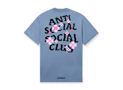 ANTI SOCIAL SOCIAL CLUB x Minecraft Cherry Blossom Tee "Storm Blue"