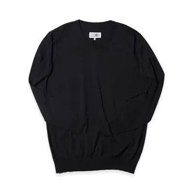 MM6 Maison Margiela "Trompe L'Oeil" Sleeveless Jersey "Black"