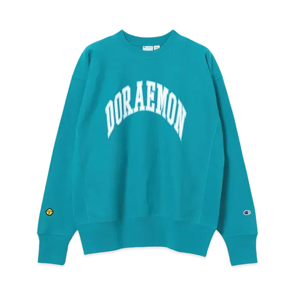 Champion x MANGART BEAMS Doraemon Sweat "Mint"