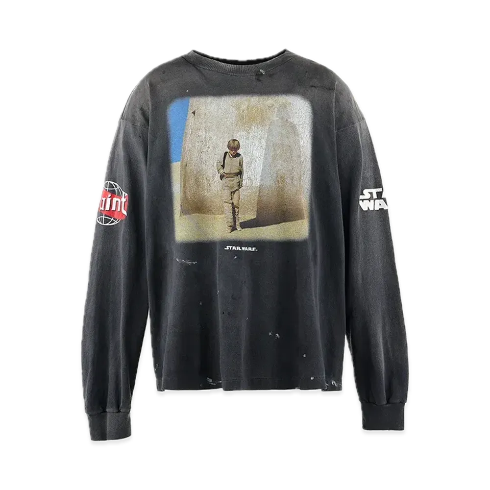 SAINT Mxxxxxx x SATR WARS LS Tee Darthvader "Black"
