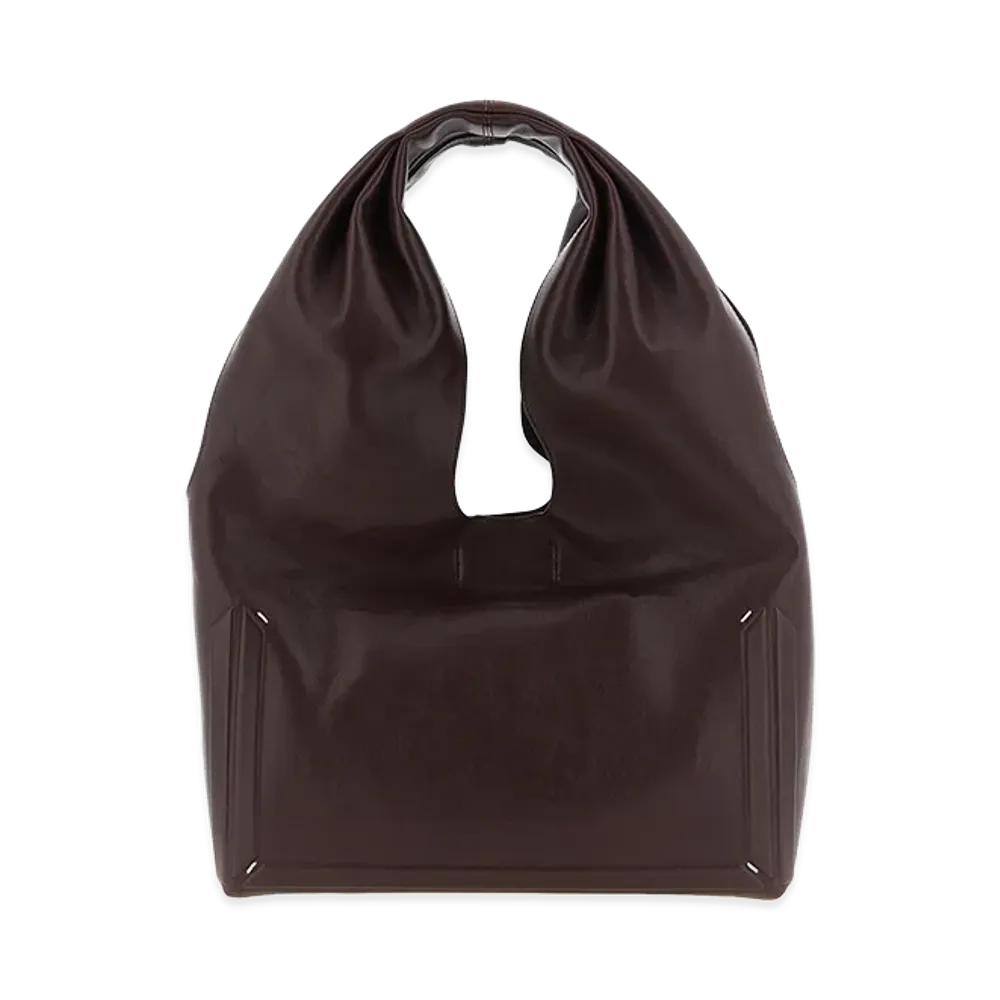 Maison Margiela Women's Box Bag Medium Shoulder Bag "Bordeaux"