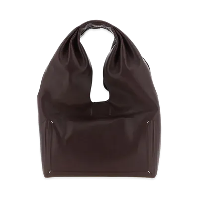 Maison Margiela Women's Box Bag Medium Shoulder Bag "Bordeaux"