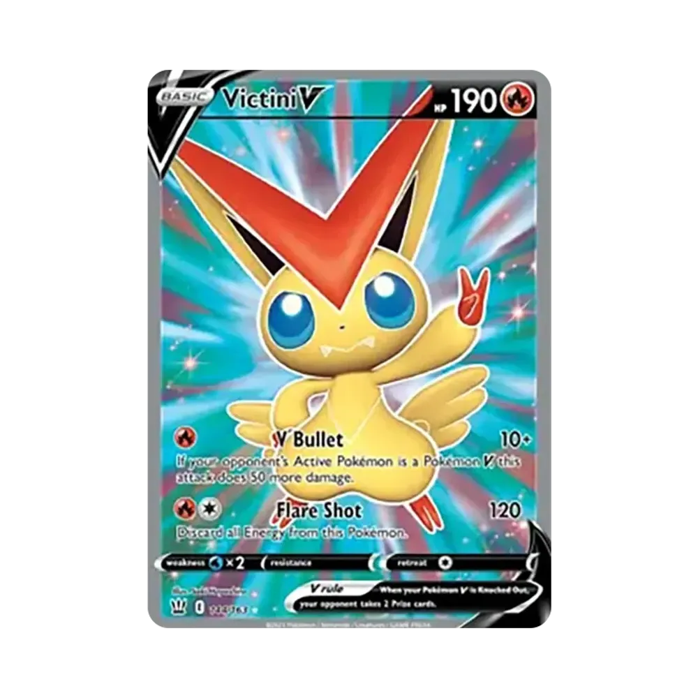 ビクティニV UR [144/163]【英語版】(ソード&シールド「バトルスタイルズ」)