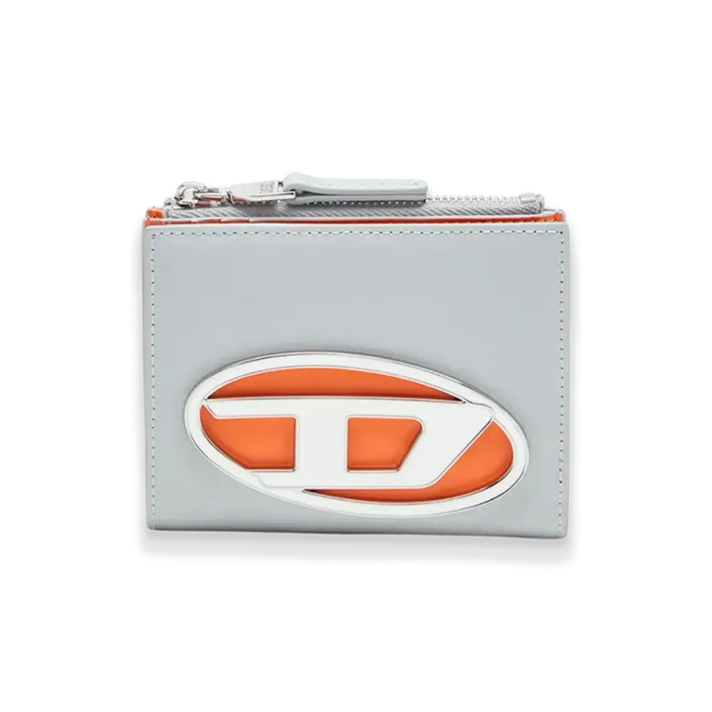 Diesel 1Dr Bi-Fold Zip Ii Small Bi-Fold Wallet In Leather "Ha804"