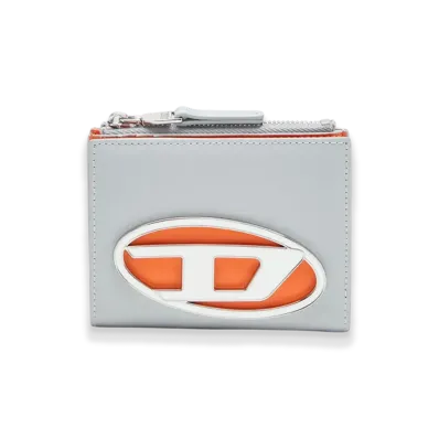 Diesel 1Dr Bi-Fold Zip Ii Small Bi-Fold Wallet In Leather "Ha804"