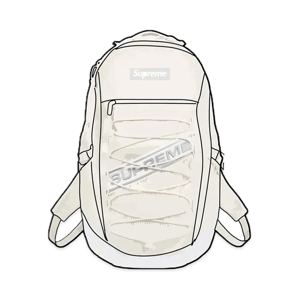 シュプリーム バックパック 2023FW "ホワイト"