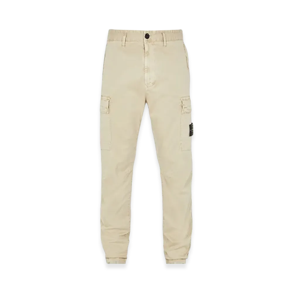 Stone Island 30404 Old Treatment Regular Fit Cargo Pants - 24SS "Sand"