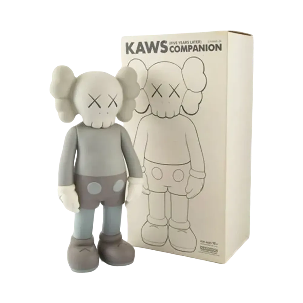 KAWS Five Years Later Companion Figure "Grey"