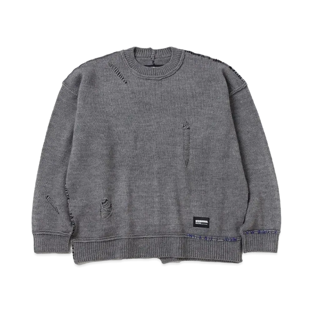 NEIGHBORHOOD Savage Crewneck Sweater "Gray"