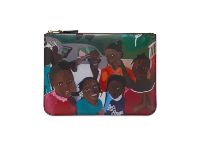 COMME des GARCONS CDG Wallet Henry Taylor Zip Pouch "Multi"