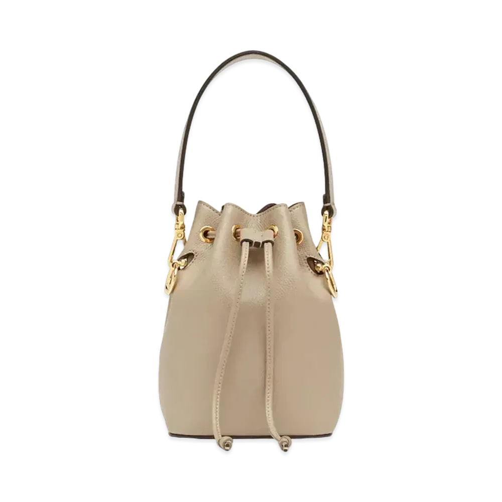 FENDI Mon Tresor Leather Mini-Bag "Beige"