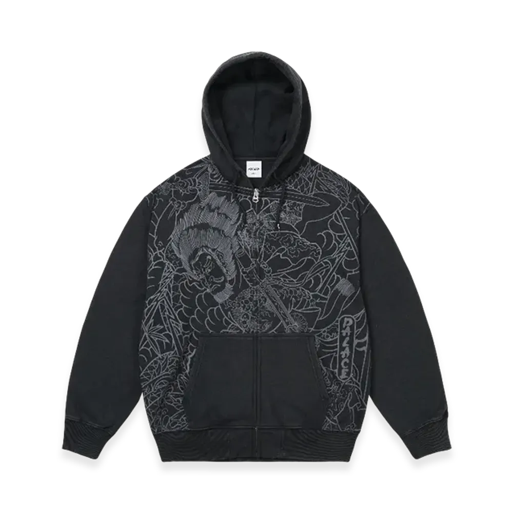 PALACE Susanoo Zip Hood "Black"