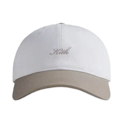Kith Script Long Bill Cap "Canvas"
