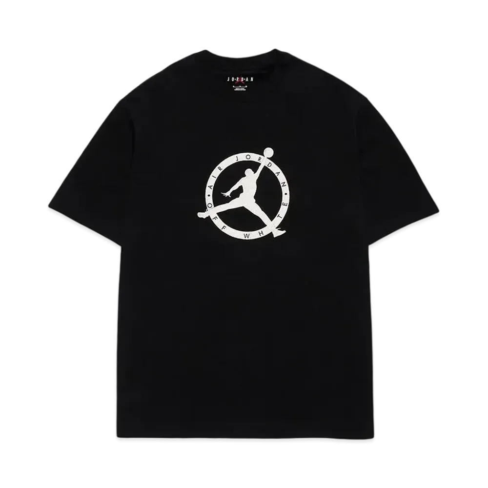 Air Jordan Off-WhiteTM️ Short Sleeve T-shrit "Black"