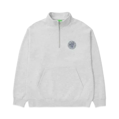 HUF Regional Half Zip Fleece "Ash Gray"