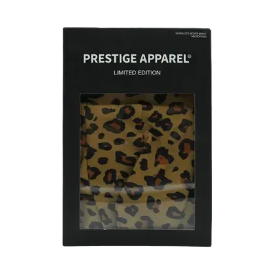 PRESTIGE APPAREL SEAMLESS LOWRISE BOXER BRIEFS "LEOPARD"