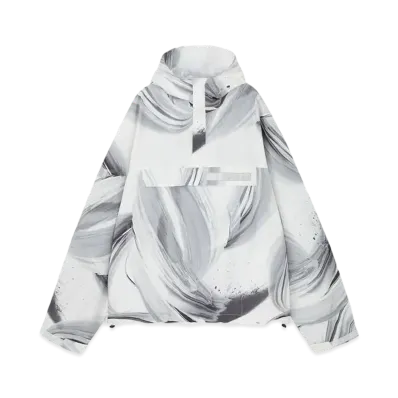 MAGIC STICK BADBOY PSYCHOTEK ANORAK JACKET "MONOCHROME BRUSH"