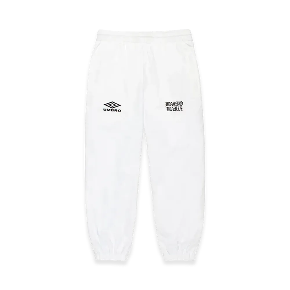 WACKO MARIA x UMBRO Nylon Track Pants "White"