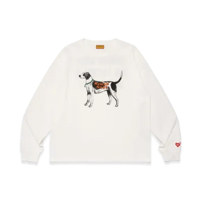 HUMAN MADE Graphic L/S T-Shirt "White"