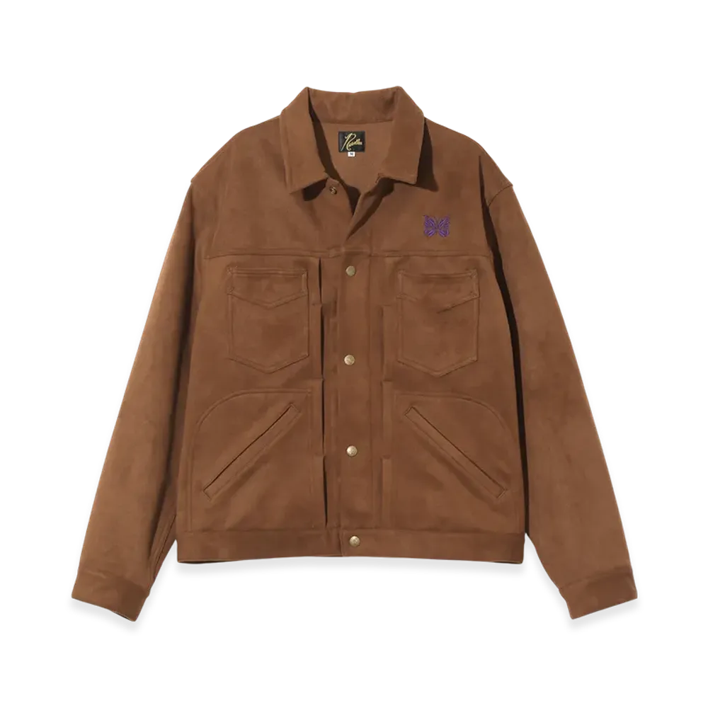 NEEDLES Penny Jean Jacket - Synthetic Suede "Brown"