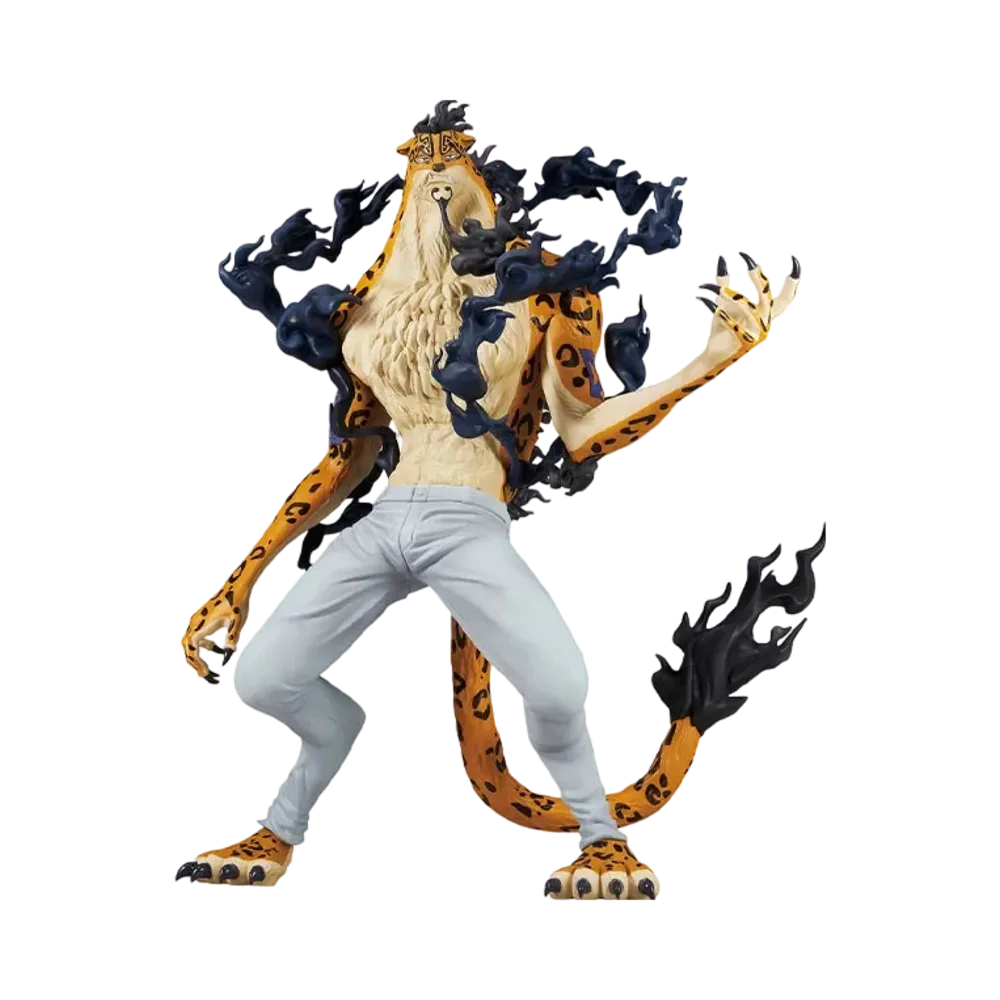 BANDAI "Ichiban Kuji" -One Piece Future Island Egghead- D Prize Rob Lucci Awakening Form MASTERLISE EXPIECE