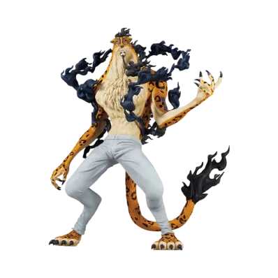 BANDAI "Ichiban Kuji" -One Piece Future Island Egghead- D Prize Rob Lucci Awakening Form MASTERLISE EXPIECE