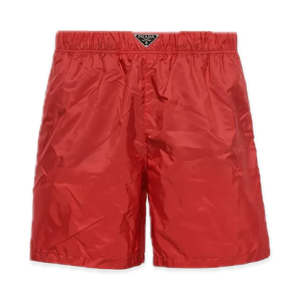 PRADA Re-Nylon Swim Shorts "Red"