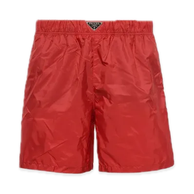 PRADA Re-Nylon Swim Shorts "Red"