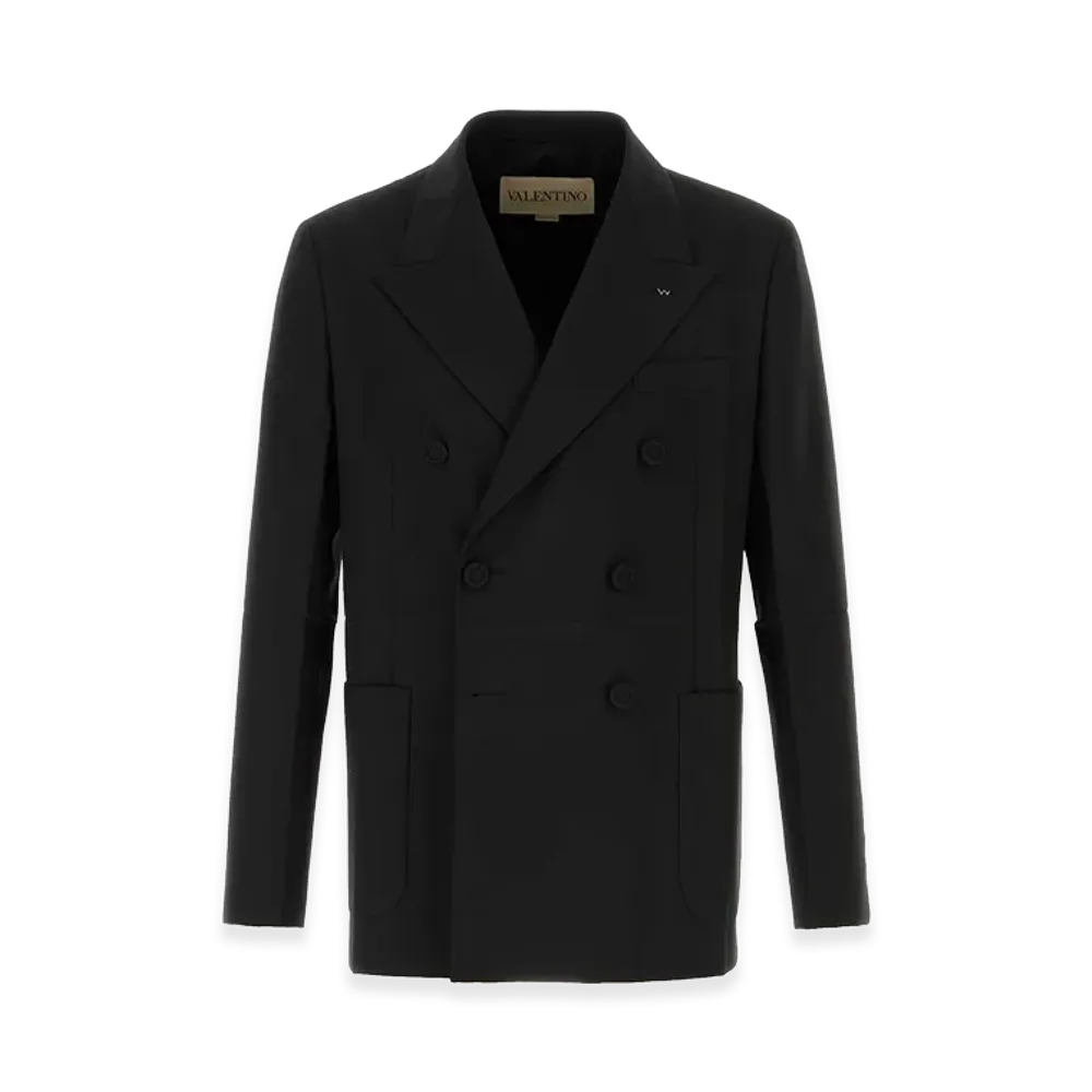Valentino Wool Blazer "Black"