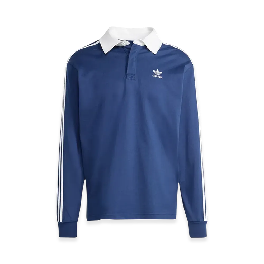 adidas Adicolor Rugby Polo Shirt "Night Indigo/White"