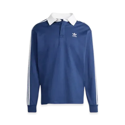 adidas Adicolor Rugby Polo Shirt "Night Indigo/White"