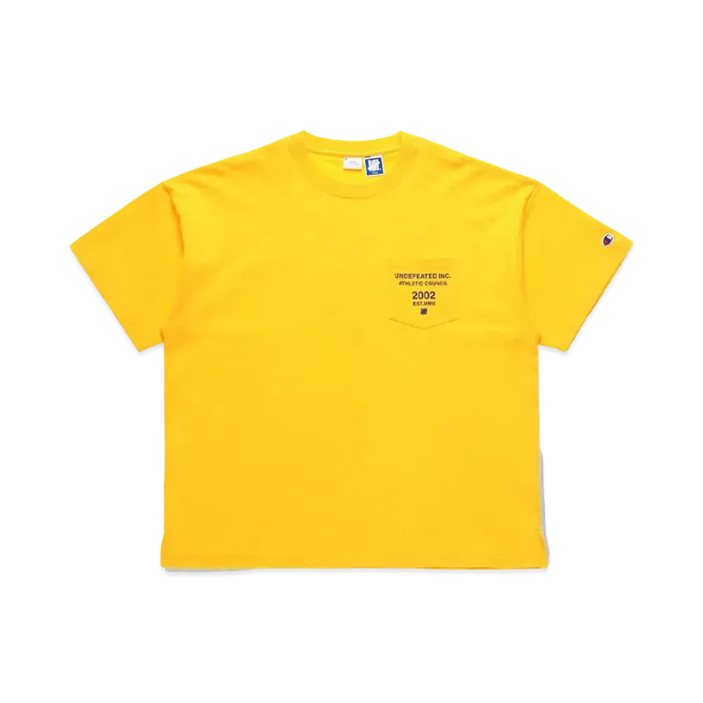 UNDEFEATED CHAMPION ATHLETIC COUNCIL LOOSE S/S TEE - C8-T325 "Yellow"