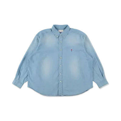WIND AND SEA BALLOON DENIM SHIRT "Light Blue"