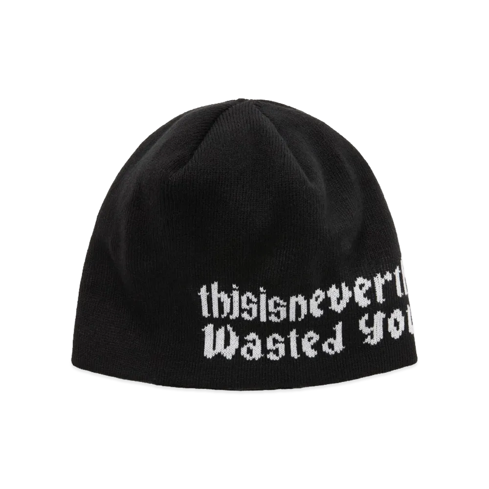 thisisneverthat x Wasted Youth Beanie "Black"