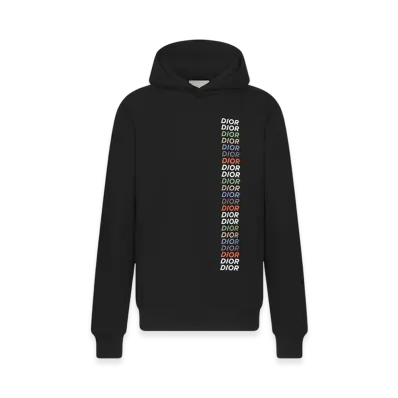 Dior Relaxed-Fit Hooded Sweatshirt "Black"