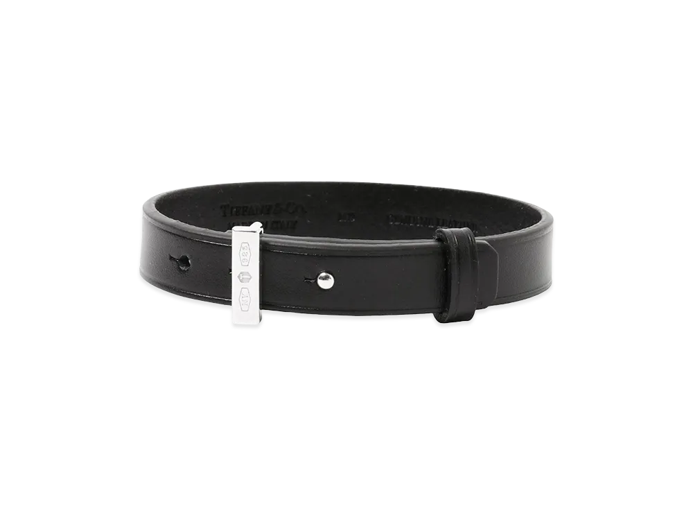Tiffany & Co. 1837 Makers Leather Bracelet "Black"